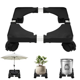 Plant Caddy with Wheels Heavy Duty , 9.8-15" Adjustable Plant Stand with Wheels,rolling plant stand, Large Plant Dolly Cart for Vertical Garden Tower Outdoor Indoor, Wheel water dispenser base (2pc)