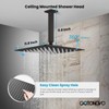 gotonovo Rain Shower System Rainfall Shower Head Combo Shower Faucet