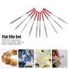 10Pcs Electroplating Shaping File Kit Hand Tools for Woodwork Metal
