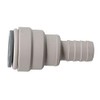 15mm Push Fit Pipe to 1/2" Hose Tail Barb Adapter