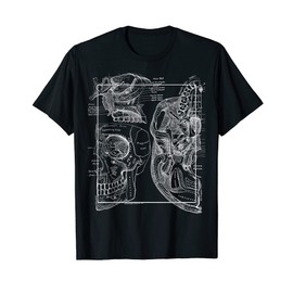 Neuroscience Gifts Anatomy Of The Human Cranial Bones T-Shirt