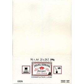 Original Crown Mill Computer Line A4 Cream Writing Paper