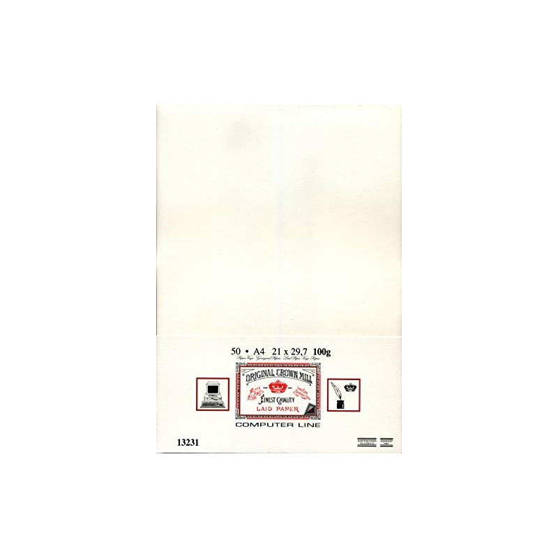 Original Crown Mill Computer Line A4 Cream Writing Paper