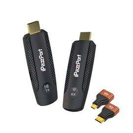 Wireless HDMI Transmitter and Receiver Kit - 164Ft/50M Extender, 4K Decode 1080P@60Hz Output, Plug and Play, Stream from Small Screen to Big Screen for Laptop/PC/TV Box to TV/Monitor/Projector