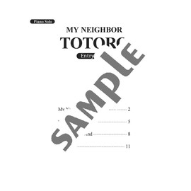 Joe Hisaishi: My Neighbor Totoro Entry/English: Piano: Instrumental Album