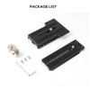 EaxanPic Aluminum L Bracket Vertical Horizontal Switching Quick Release Plate