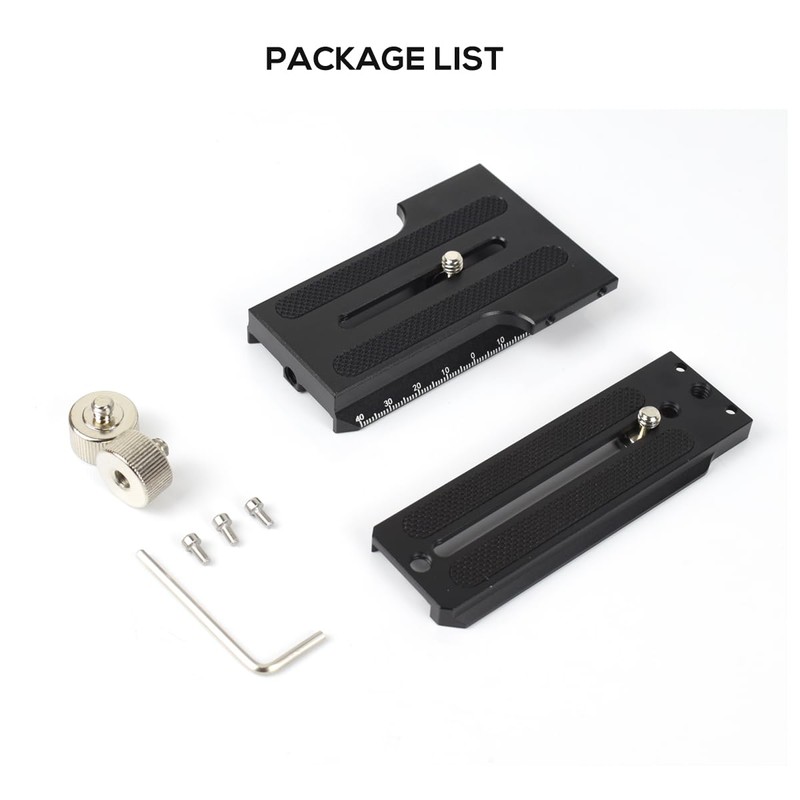 EaxanPic Aluminum L Bracket Vertical Horizontal Switching Quick Release Plate