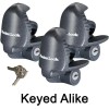 Master Lock - (3) Keyed Alike Universal Trailer Coupler Locks