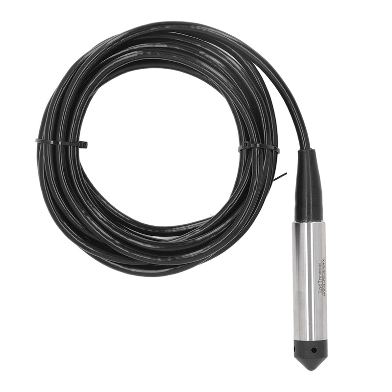 Liquid Level Transmitter Submersible Water Sensor Detector 4‑20mA DC12‑30V Stainless