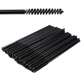 미니 일회용 어플리케이터 50PCS 브러시 눈썹 완드 스키니 메이크업 속눈썹 마이크로 스풀리 스키니 블랙 50 마스카라 스몰 Mini Disposable Applicator 50PCS Brush Eyebrow Wand Skinny Makeup Eyelash Micro Spoolie Skinny Black 50 Mascara Small [SkinnyCBabyblue50]