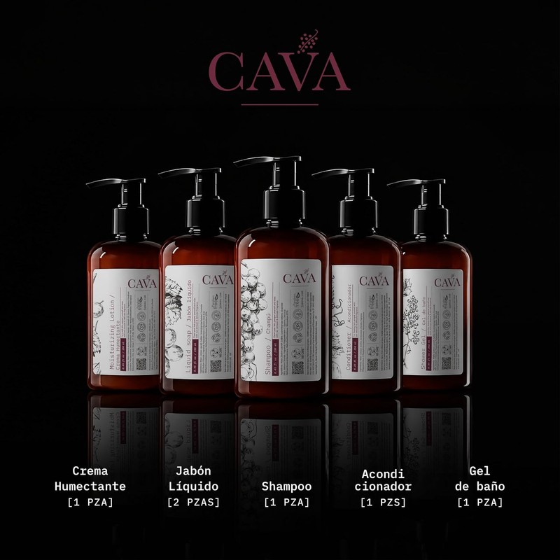 JYPESA Set de Amenidades Hoteleras 6 pzas 250ml