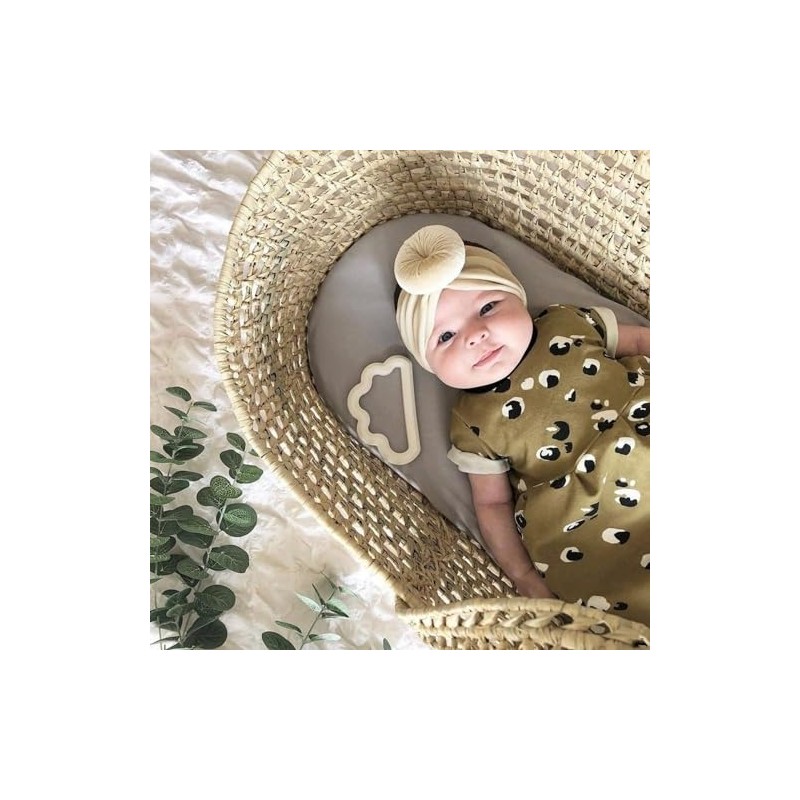 Clair de Lune Moses Basket Cotton Jersey Fitted Sheets (Pack