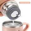 Stainless Steel Thermo 500ml/16.9oz Vacuum Insulated Bottle with Cup for