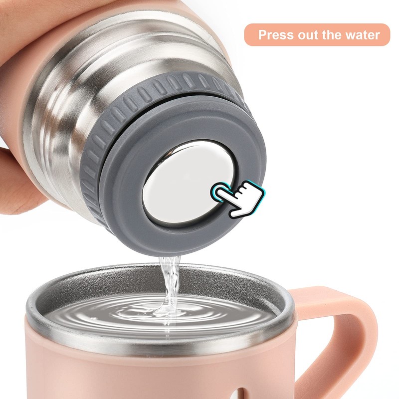 Stainless Steel Thermo 500ml/16.9oz Vacuum Insulated Bottle with Cup for