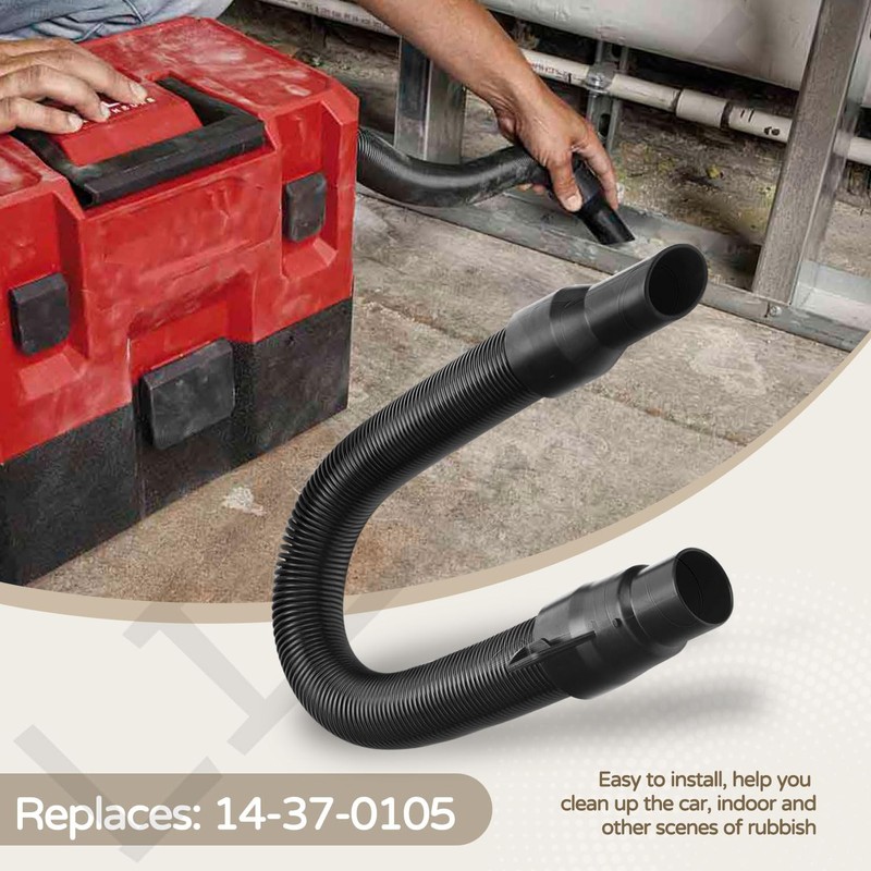 14-37-0105 18V Wet/dry Vac Hose Assembly with Universal Attachments Adapter