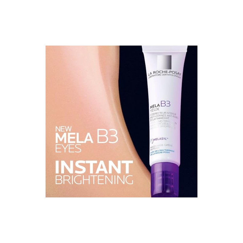 La Roche-Posay MELA B3 Crema contorno de ojos, combate ojeras