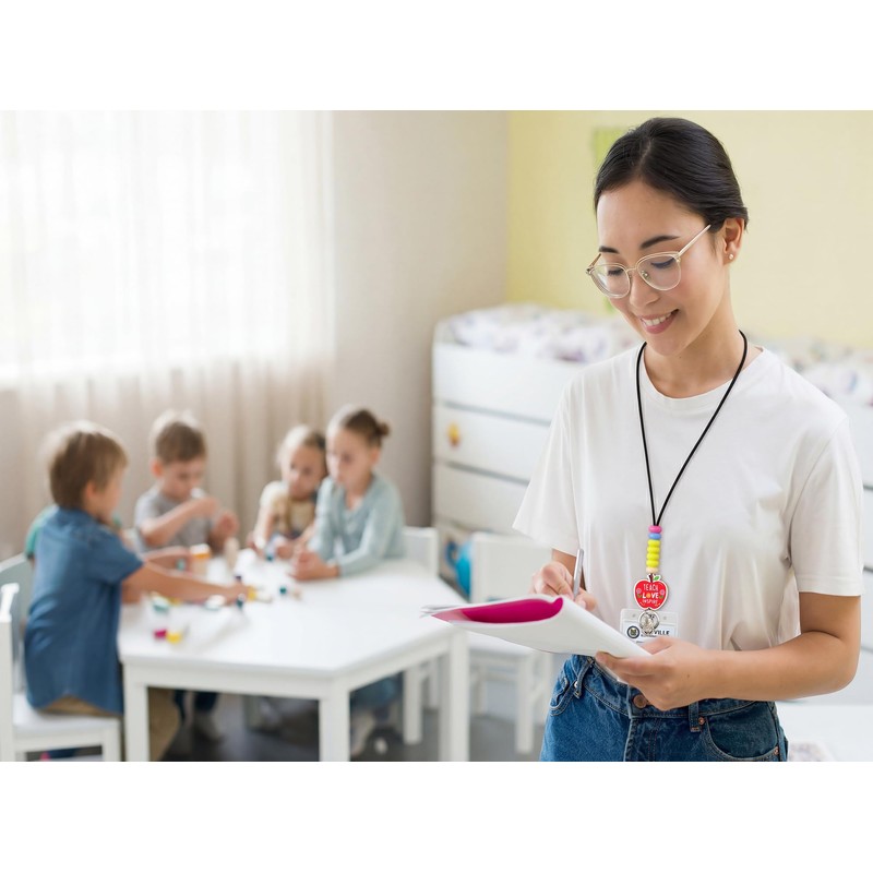 20 Sets Teacher Appreciation Gifts Bulk – Pencil Beaded Lanyards