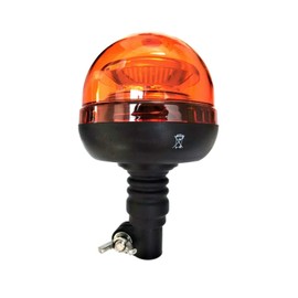 Orange LED Rundumleuchte Warnleuchte 45 LED 12V 24V R65 R10 E9 Drei-Licht-Modus