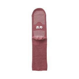 Kobe Isukushi TJ390 Women's Long Lasting Non-Slip Socks (Wool Blend), For Autumn & Winter, 8.7 - 9.8 inches (22 - 25 cm), Rose