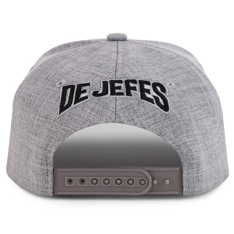 Trendy Apparel Shop El Jefe Embroidered 100% Cotton Flatbill Snapback