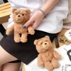 Plush 3D Brown Bear Case Cover Cute Winter Cartoon Case
