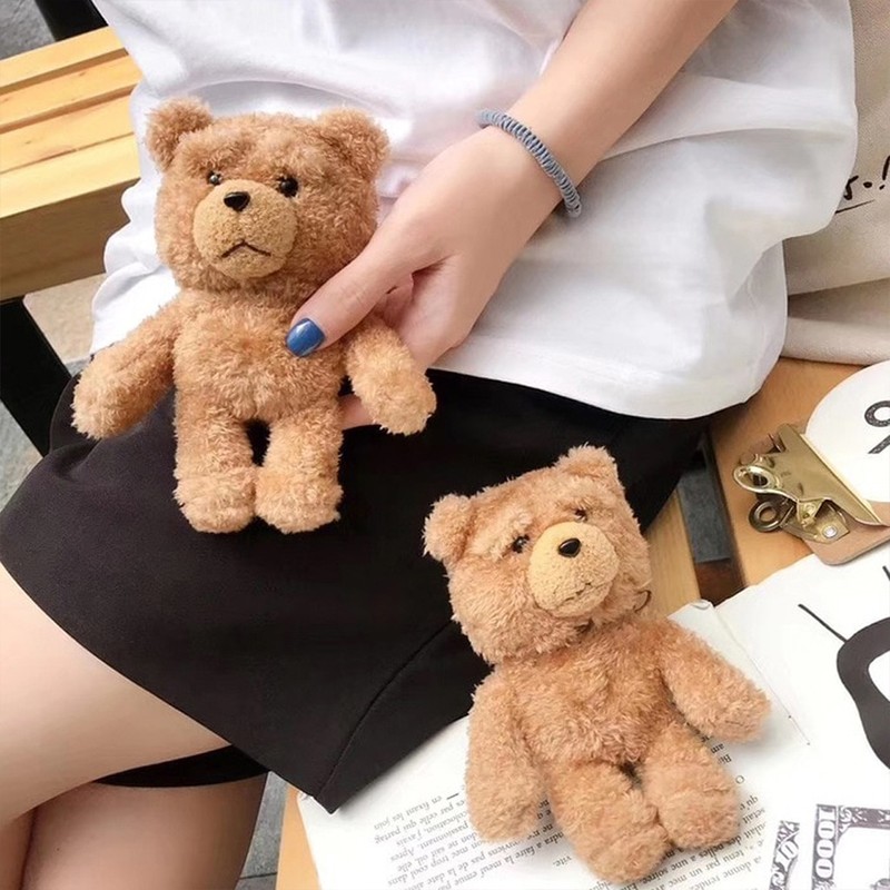 Plush 3D Brown Bear Case Cover Cute Winter Cartoon Case