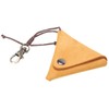 GoodsLand GD-TRICOIN-CA [Genuine Leather] Triangular Leather Coin Purse, Genuine Leather,