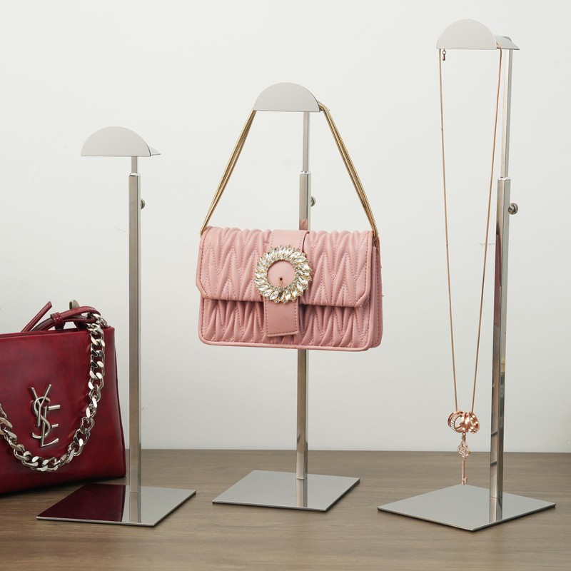 Purse Stands - 3PCS Stainless Steels Hangbag Holder Adjustable Height