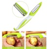 Aiqeer 2 Pcs Multifunction Peelers Set, Vegetable Peeler, Fruit Peeler,