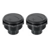 X AUTOHAUX 2pcs 63mm Universal Black Air Conditioning Vent Outlet
