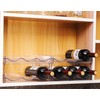 IEEK Plastic Stackable Bottle Storage Holder Rack,Free-Standing Water Bottle/Wine and