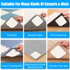 Pack of 8 Rug Non-Slip Underlay for Carpet, Carpet Gripper,