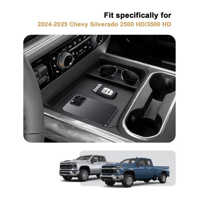 2026 Silverado HD Center Console Organizer - For 2024-2026 Chevy