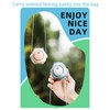 Portable Neck Fan Mini Hanging Neck Fan with Adjustable Lanyard