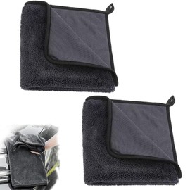 ARROMI 2 PCS Large Bathroom Cleaning Cloth, Magic Wipe, Cleaning Glass, Microfibre Cleaning Cloth for Cleaning Drying Towel Car Detailing, Say Goodbye to Streaks Stains Limescale (40x60cm)