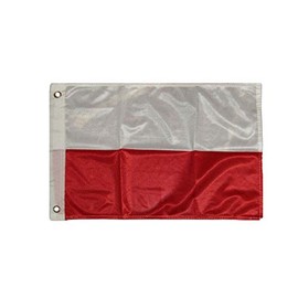 Trade Winds 12x18 12''x18'' Poland Polish Polska Rough Tex Knitted Flag Banner Grommets Premium Fade Resistant