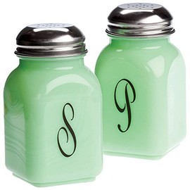 Monogrammed Salt & Pepper Shaker by Mosser Glass