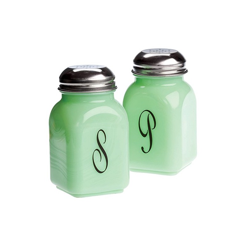 Monogrammed Salt & Pepper Shaker by Mosser Glass