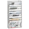 EasyPAG Wall File Holder 10 Tier Mesh Hanging Folder Organizer