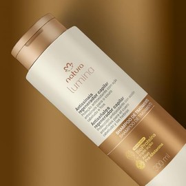 Natura Lumina Shampoo de Tratamiento Antissinais Regenerador Capilar, BioProtena Tripla Ao, Ativo Pr-Melanina, 300 ml                                 
