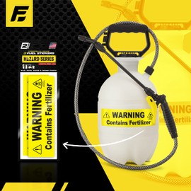 Fertilizer Only, Pesticide Only, Weed Killer Only, Herbicide Only - Pump Sprayer Labels - Variety Pack - 2 Stickers of Each - 8 Total - Warning Label Signage for Sprayers: Outdoor Rated - USA Made