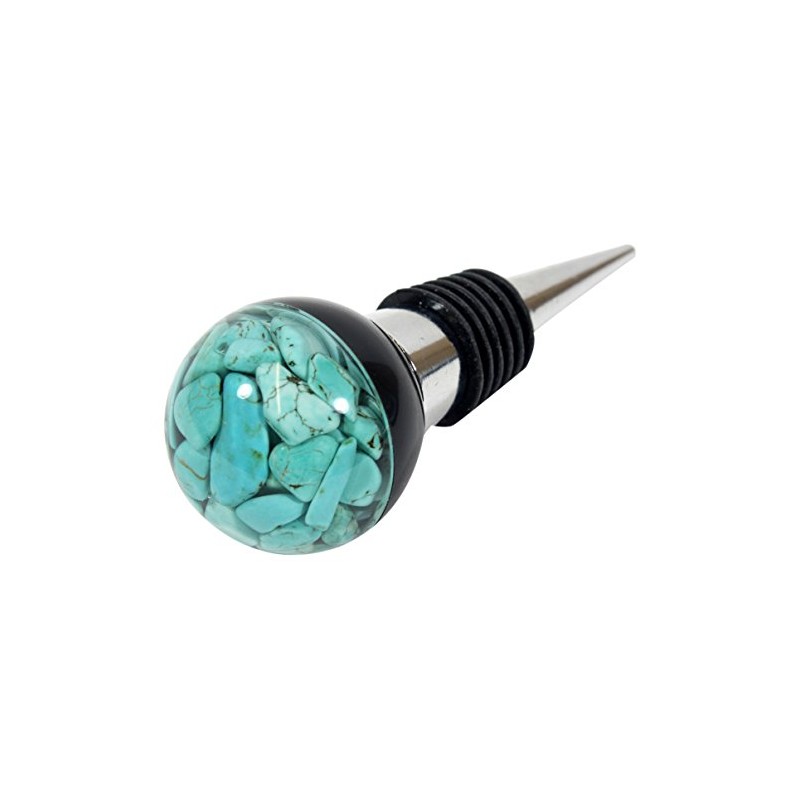 REALBUG Turquoise Mineral Resin Wine Stopper