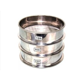 E-ONSALE Aluminum Herbal Pollen Hash Extractor Stackable Sifter, Fine Mesh, Stainless Steel Round Sifter for Baking, Flour Sieve, Extracting, Herbal, Tea, Powder 66, 96, 120 Micron Set (120, 160, 220)