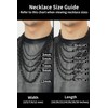 Stainless Steel Cable Rolo Link Chain Necklace 9mm 20inches Black