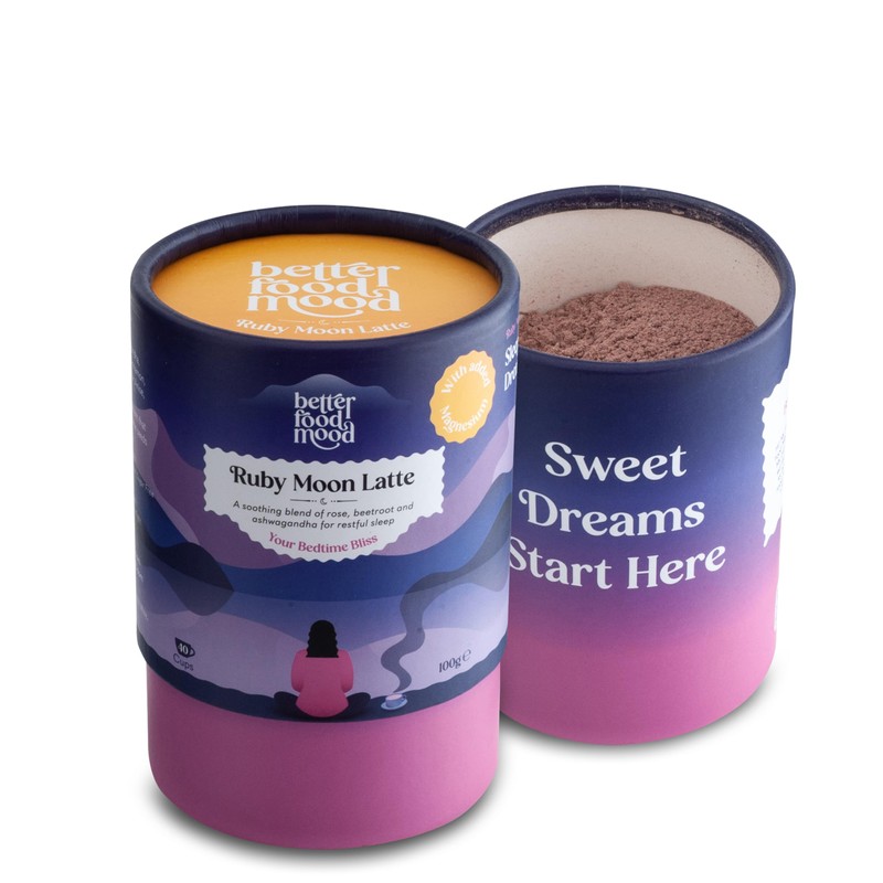 Better Food Mood Ruby Moon Latte 100g | Adaptogen Blend