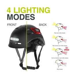 NEWRBAN Uni - Adult Newmledhelmetlk Helmet, Black, L