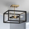 AGV LIGHTING CL046BB Modern Ceiling Light, Semi-Flushmount Close to Ceiling