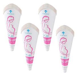 Laroal Female Paper Urinal, Urinella for Women, Reusable Pee Aid, Foldable Funnel Urinal, Portable Outdoor Urinal for Women, 20 Pack - Ideal for Travel, Camping, Hiking