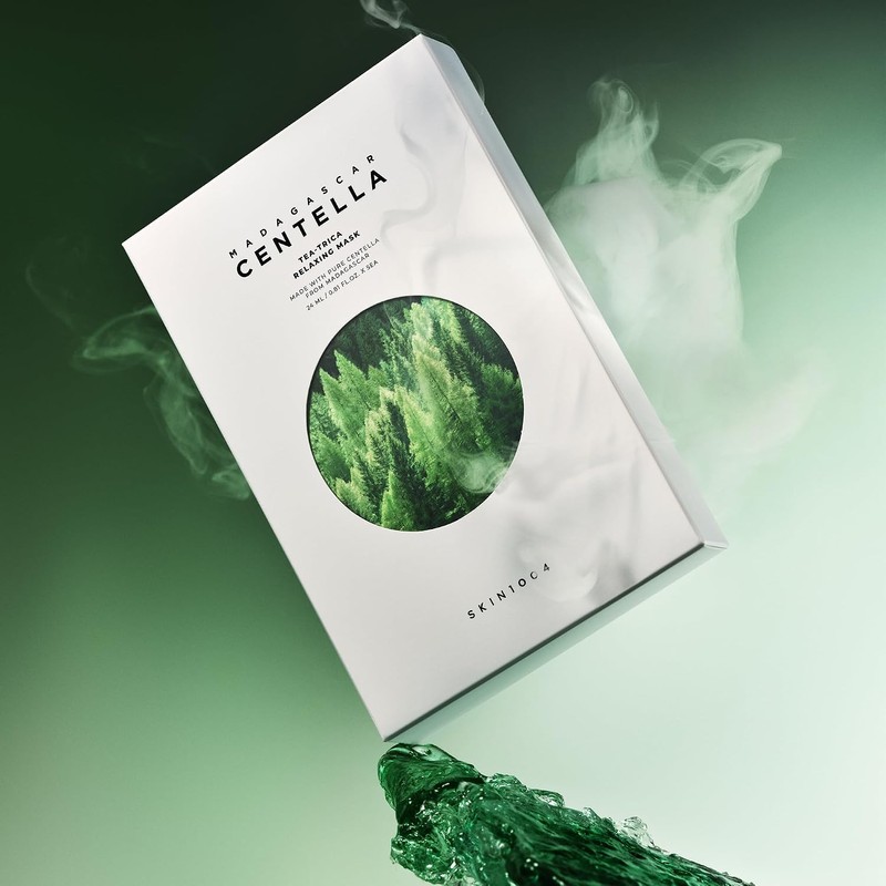SKIN1004 Madagascar Centella Tea-Trica Relaxing Mask 24Ml X 5Ea