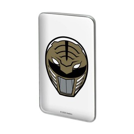 Power Rangers White Ranger Helmet Metal Rectangle Lapel Hat Pin Tie Tack Pinback